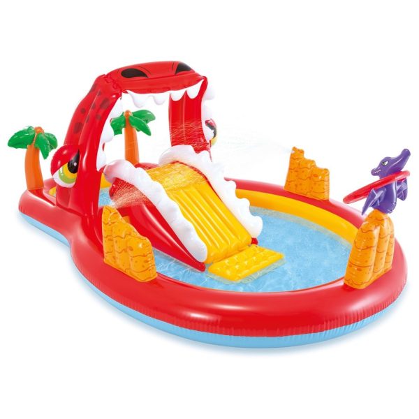 Centro de Juegos de agua INTEX Happy Dino